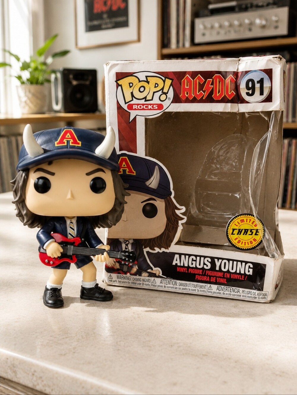 Funko Pop! Rocks AC/DC Angus Young #91 Limited Chase Edition Figure
